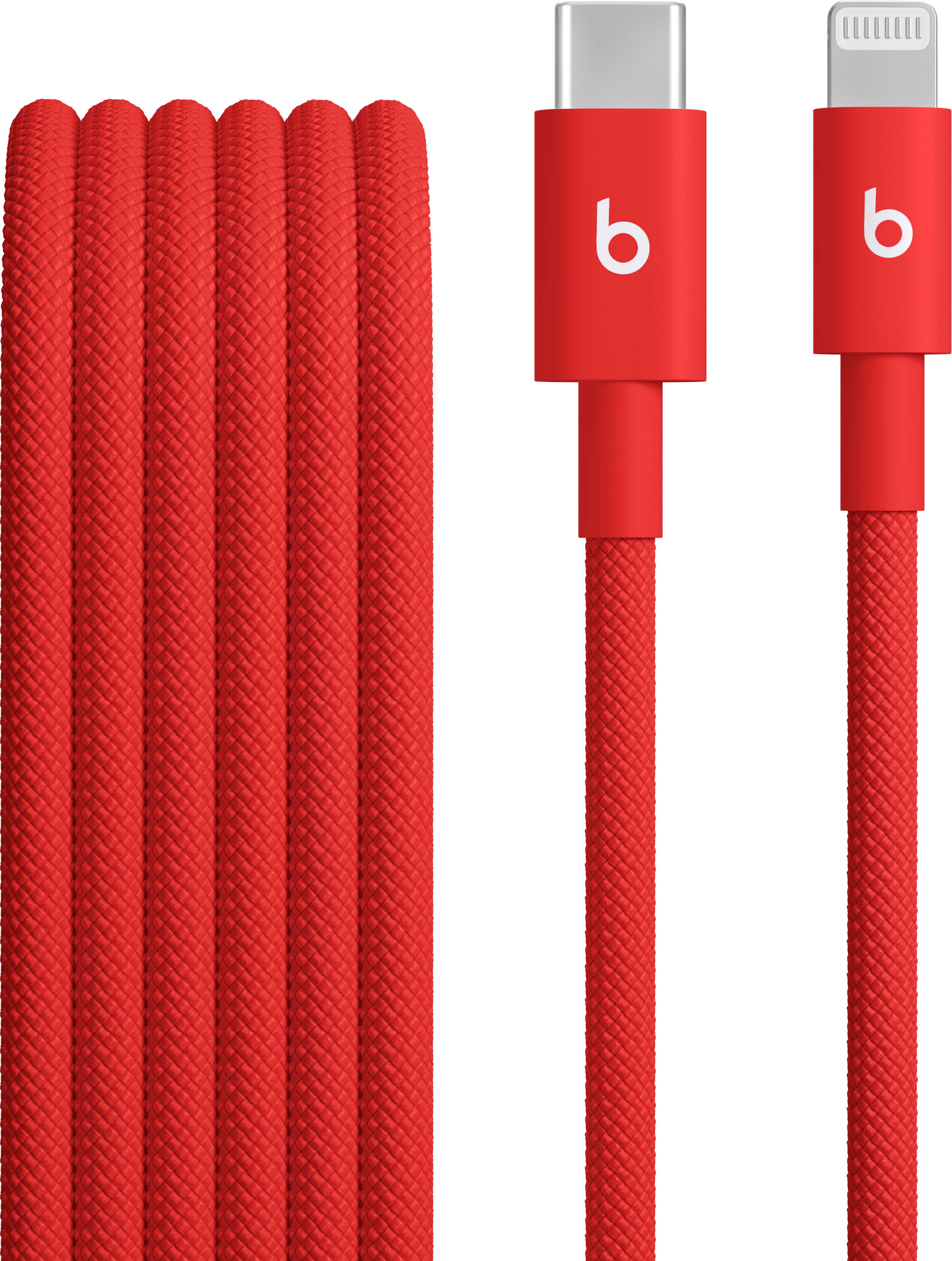 Apple 5' USB-C to Lightning Woven Cable - Rapid Red