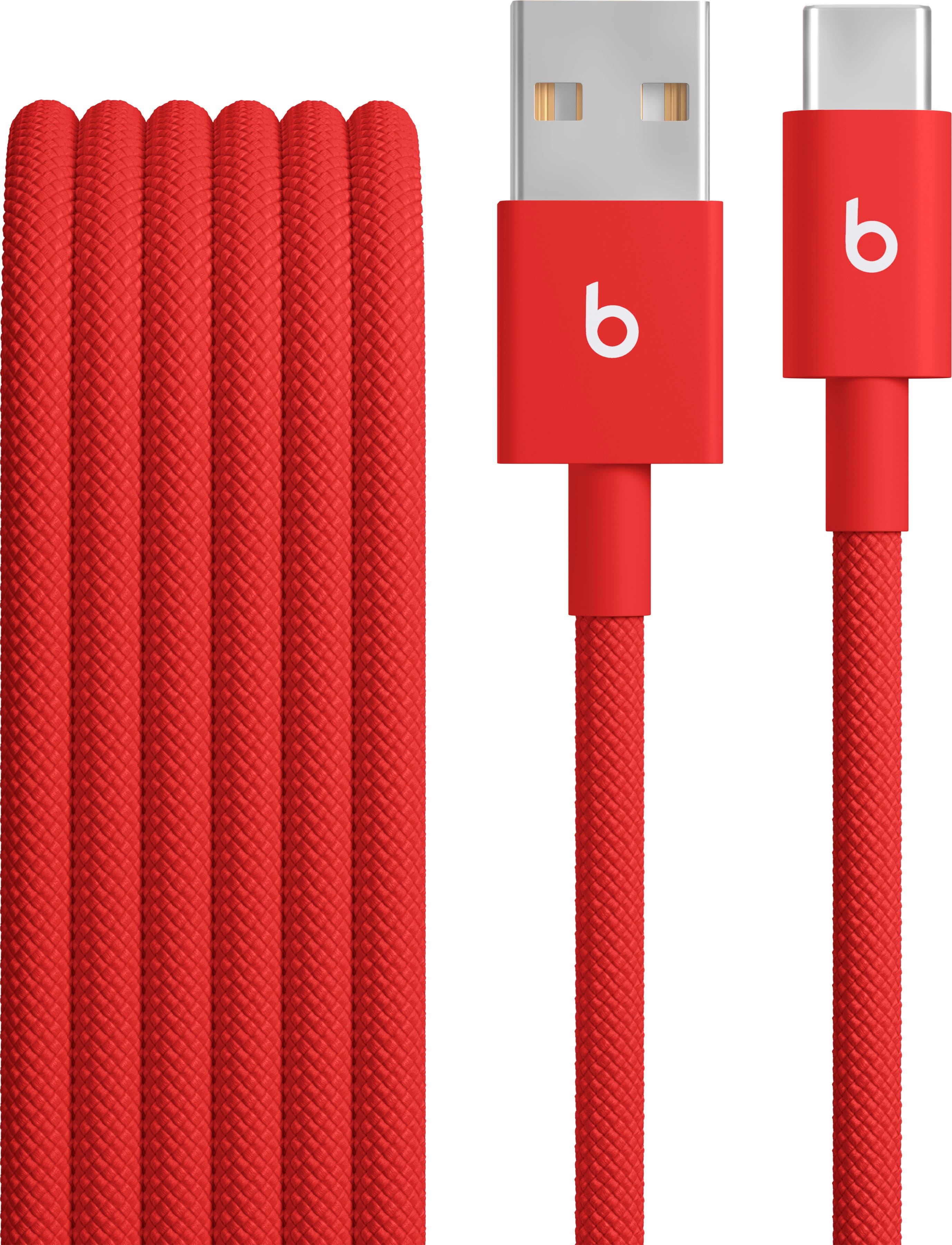 Apple 5' USB-A to USB-C Woven Cable - Rapid Red