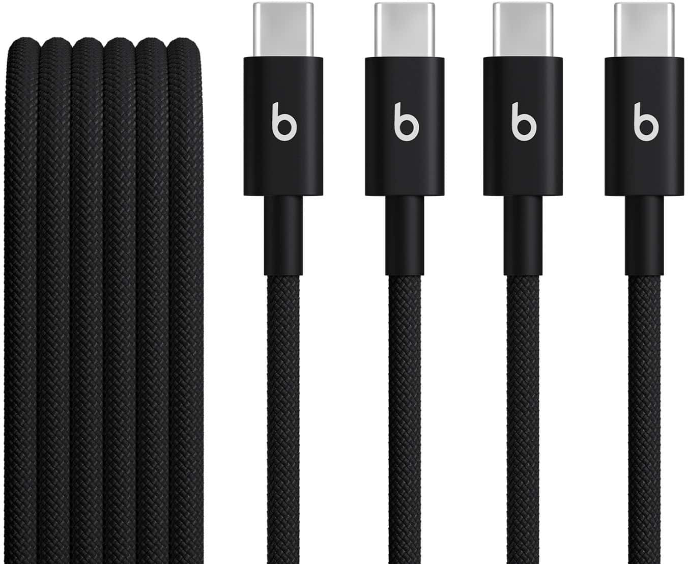 Apple 5' USB-C to USB-C Woven Cable (2-pack) - Bolt Black