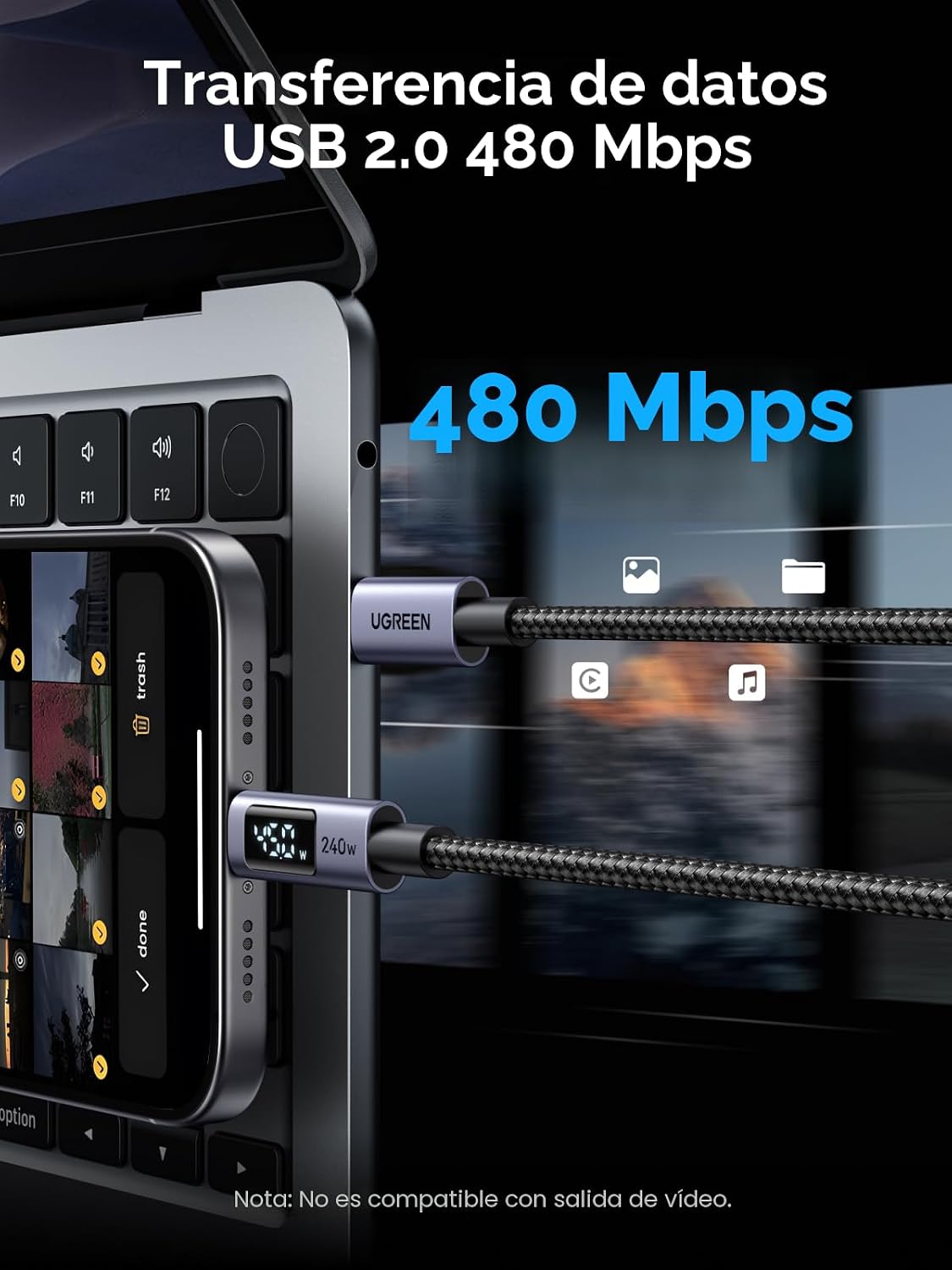 Cable-USB-C-a-USB-C-UGREEN-240-W-con-Pantalla-Digital-Carga-Rápida-PD-4