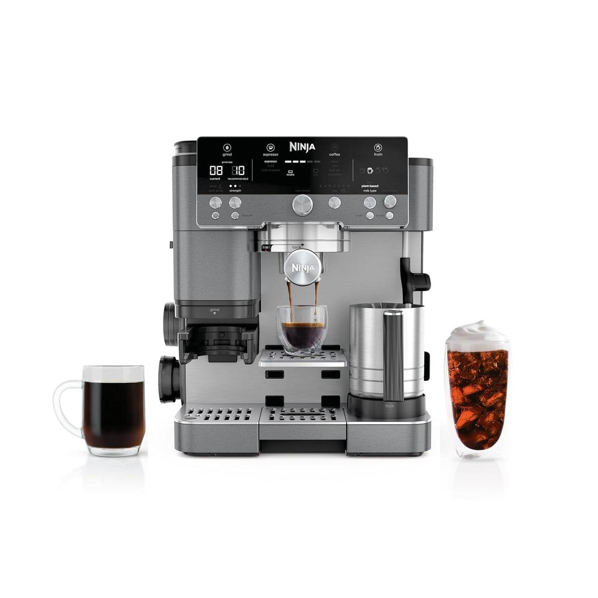 Cafetera Ninja Luxe Café Premier 3 en 1 Espresso y Goteo ES601GM - Pavonado
