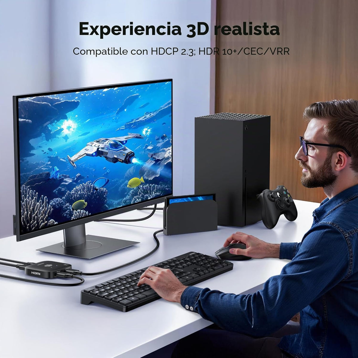 Conmutador-HDMI-2-1-UGREEN-de-2-Entradas-y-1-Salida-8K-60Hz-con-HDR10-y-VRR-5