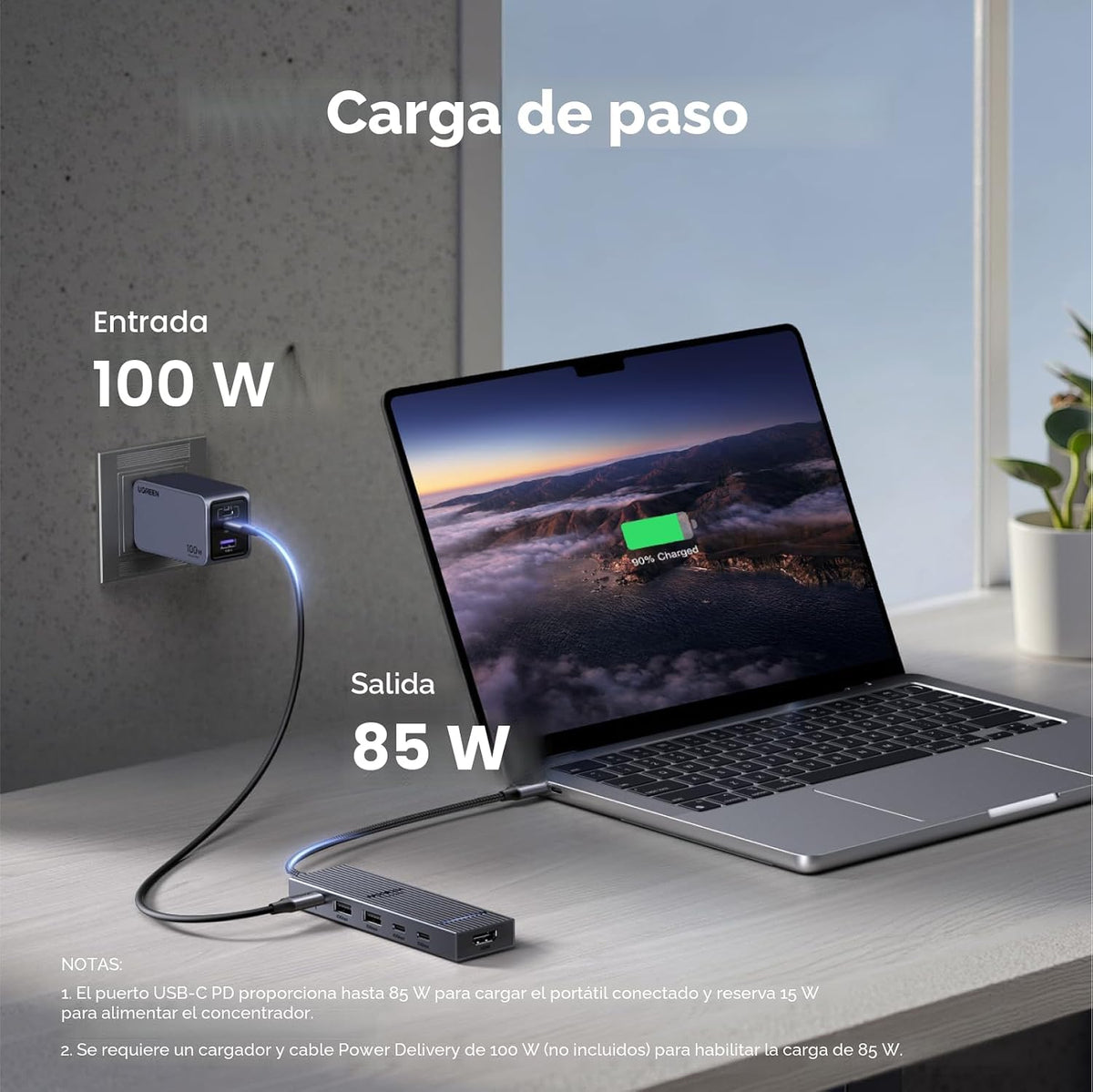 Hub-USB-C-UGREEN-Revodok-Pro-6-en-1-de-10-Gbps-con-HDMI-4K-60-Hz-5