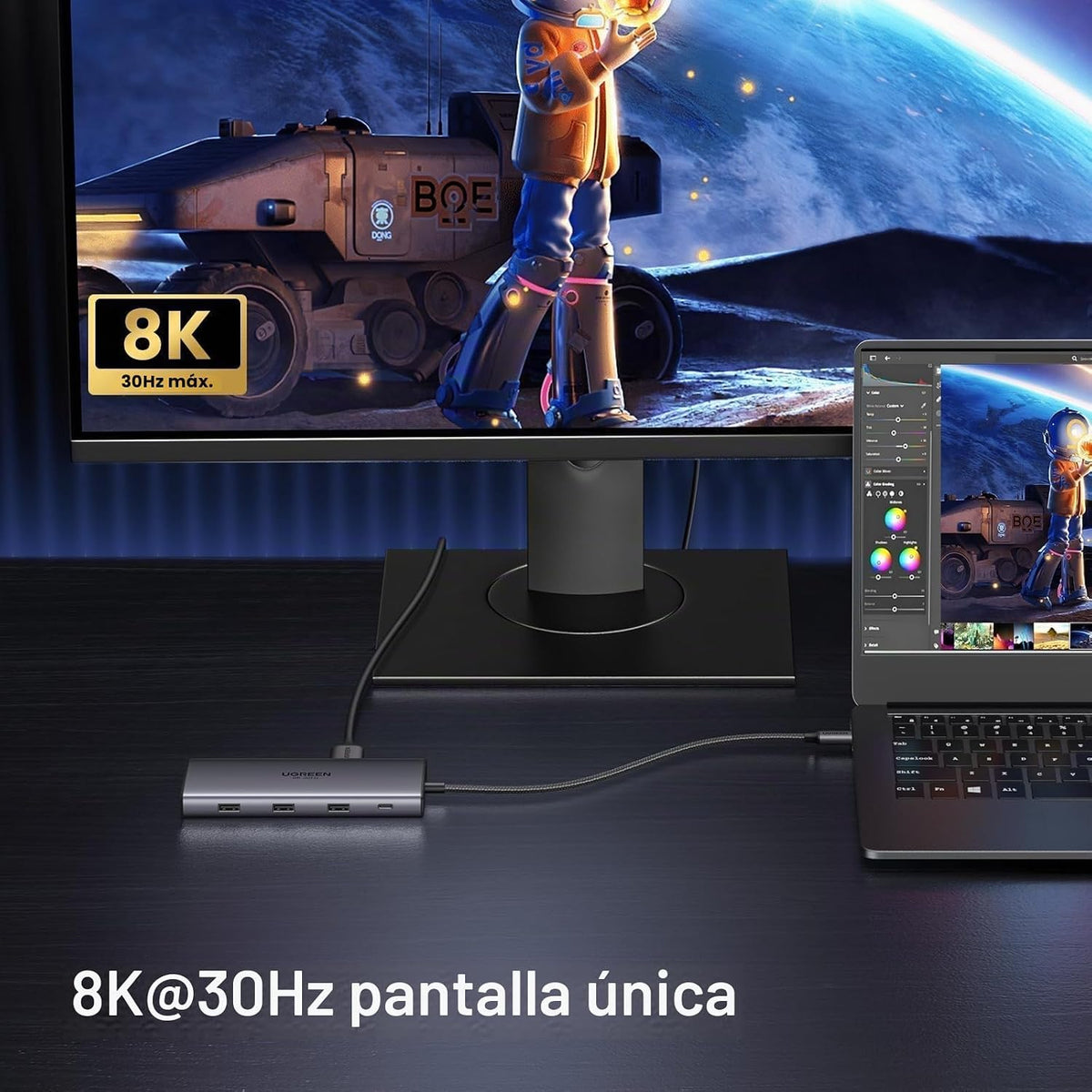 Estación-de-Acoplamiento-USB-C-UGREEN-para-Doble-Monitor-con-Base-7
