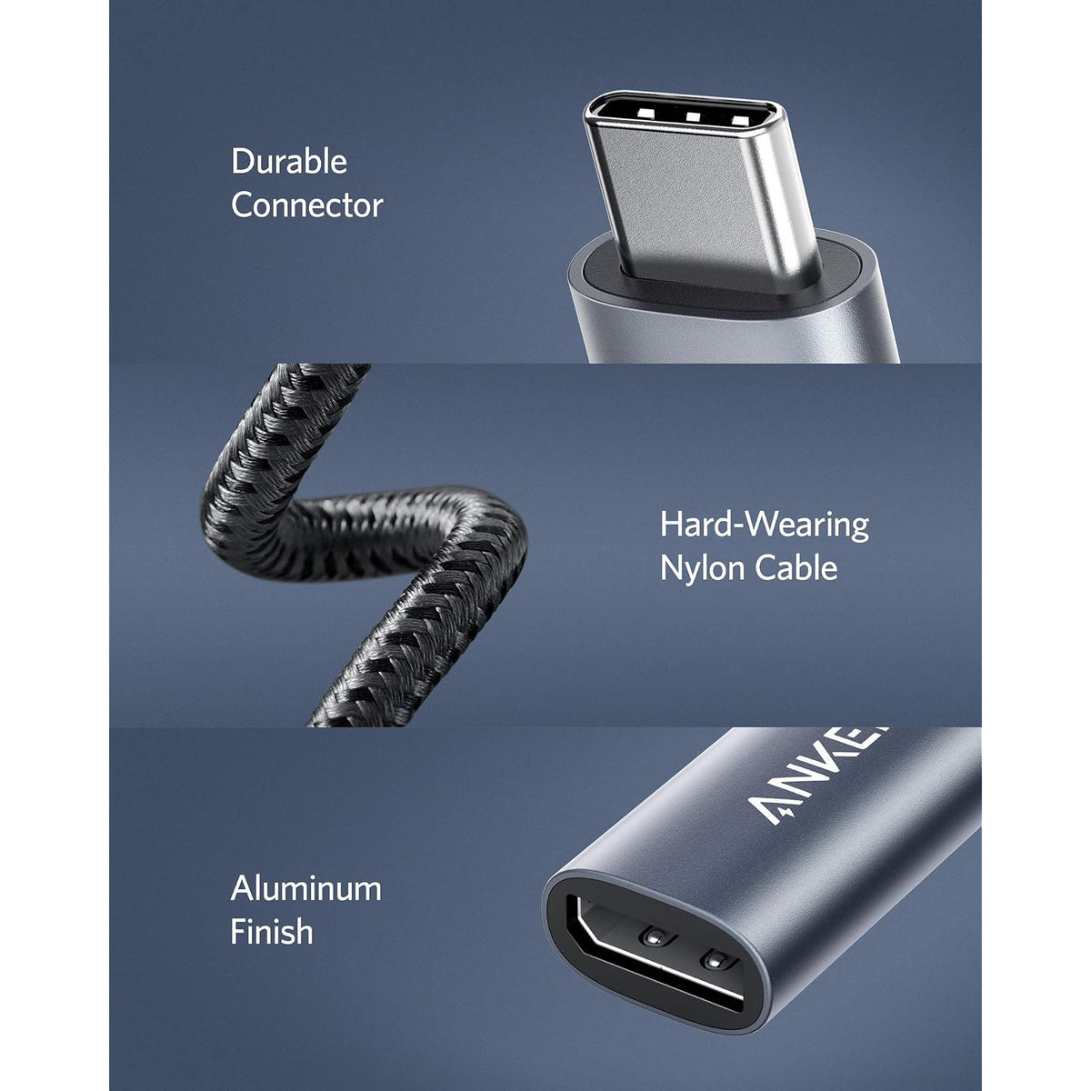 Adaptador Anker USB-C a DisplayPort, espejo o extensión de hasta 4K @60Hz Adaptador - vista 6