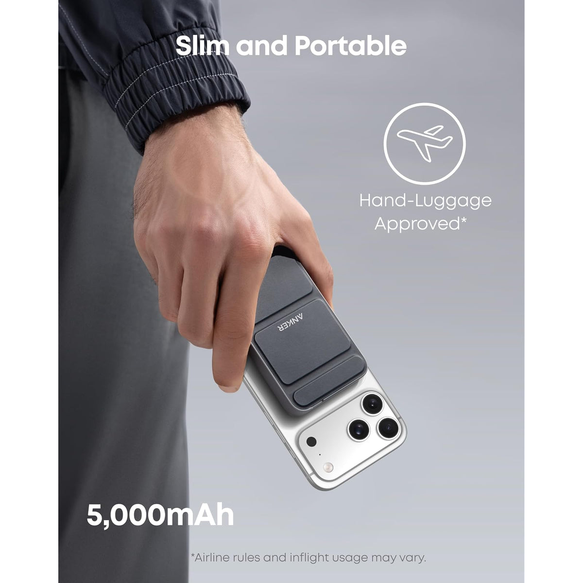 Power Bank Anker 622 banco de energía magnético, cargador portátil inalámbrico - vista 3