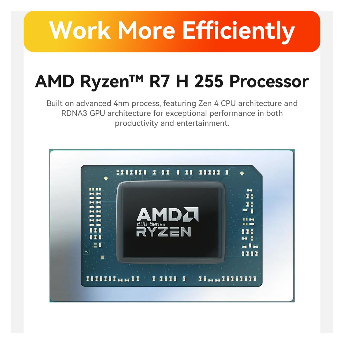 Mini PC Beelink SER9 PRO 24 GB RAM 1 TB SSD, con AMD Ryzen R7 H 255 - vista 2