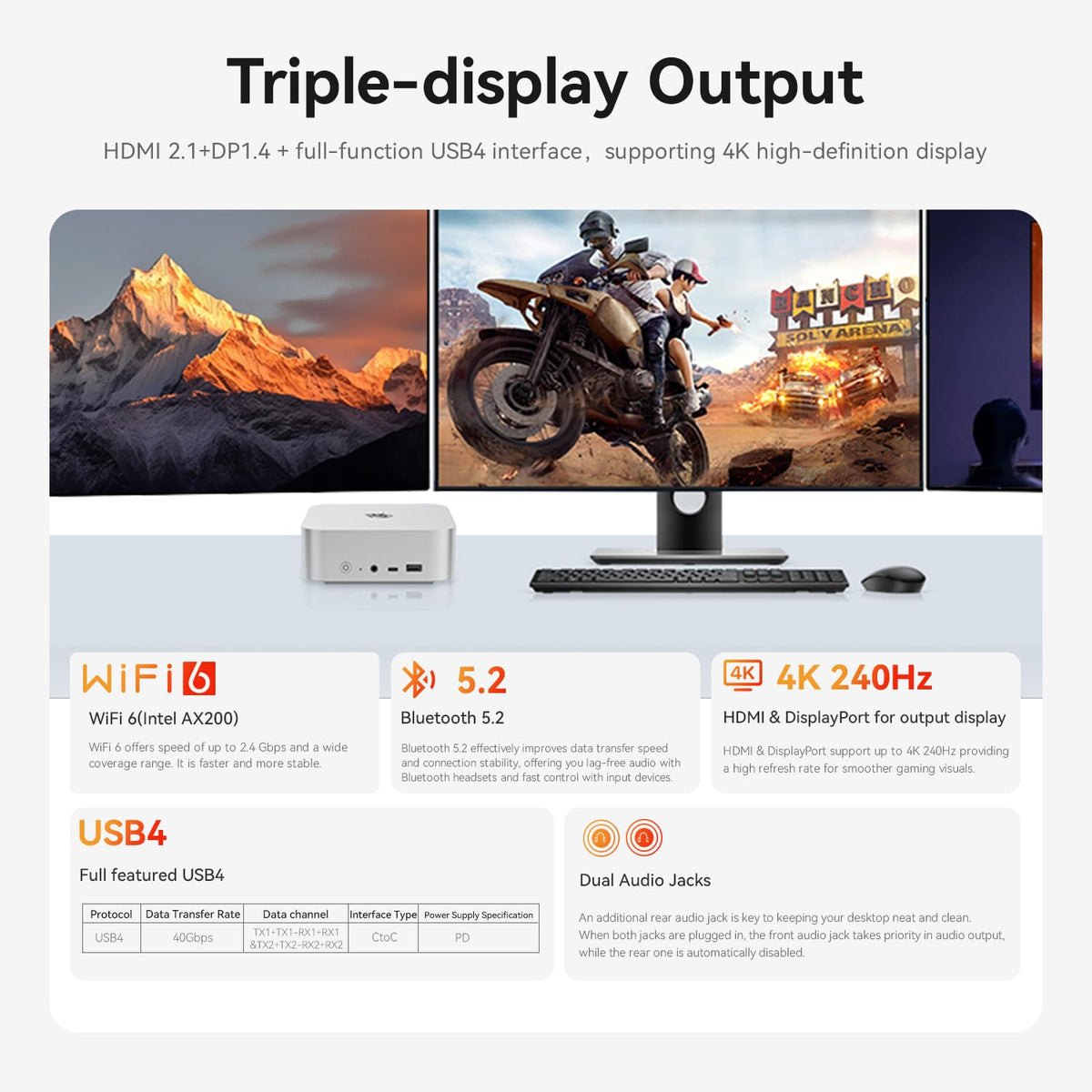 Mini-PC-Beelink-SER9-24-GB-RAM-1-TB-SSD-con-Ryzen-7-H-255-puertos