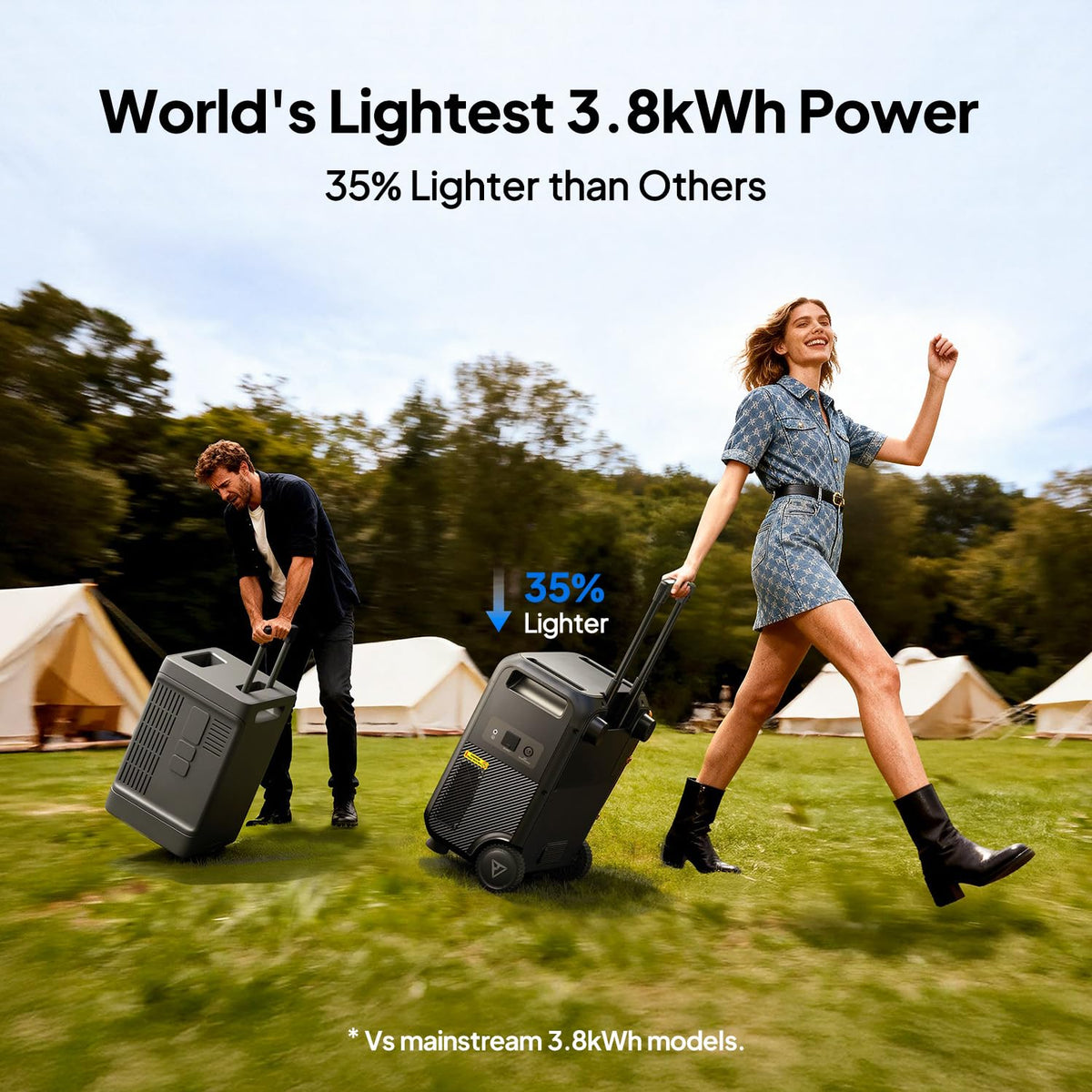 Estación de Energía Portátil BLUETTI Elite 400, 2600 W + Cargador de Alternador 1