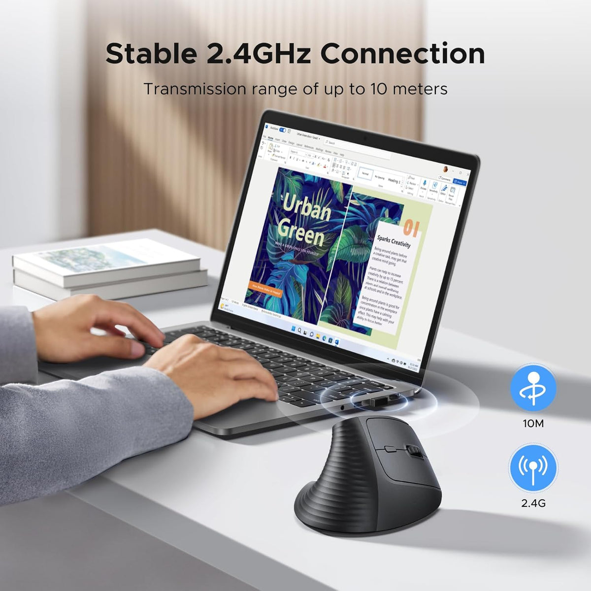 Ratón-Ergonómico-Vertical-UGREEN-Inalámbrico-2-4G-con-DPI-Ajustable-3