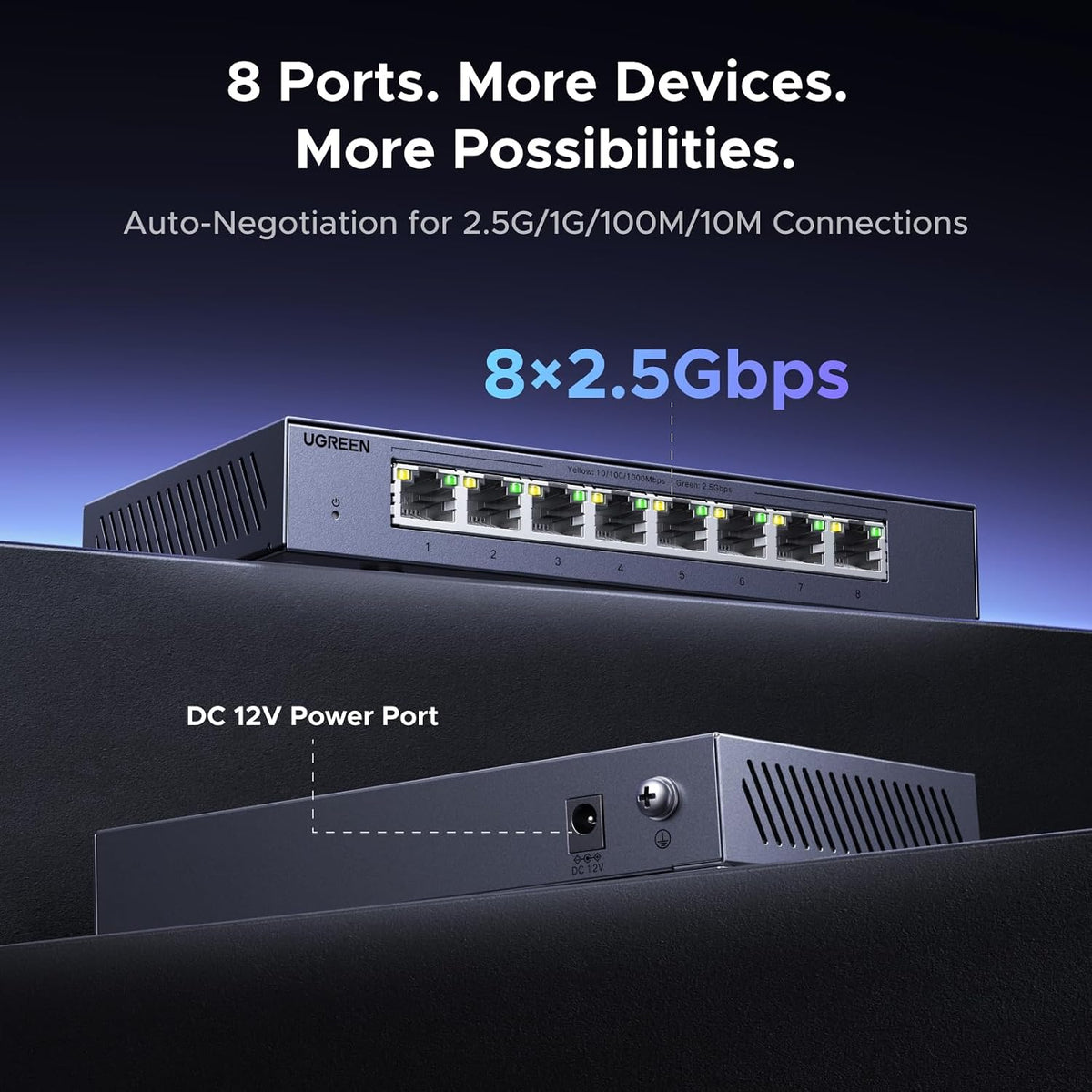 Switch-Ethernet-UGREEN-de-2-5-Gb-de-8-Puertos-8-x-2-5-Gb-3