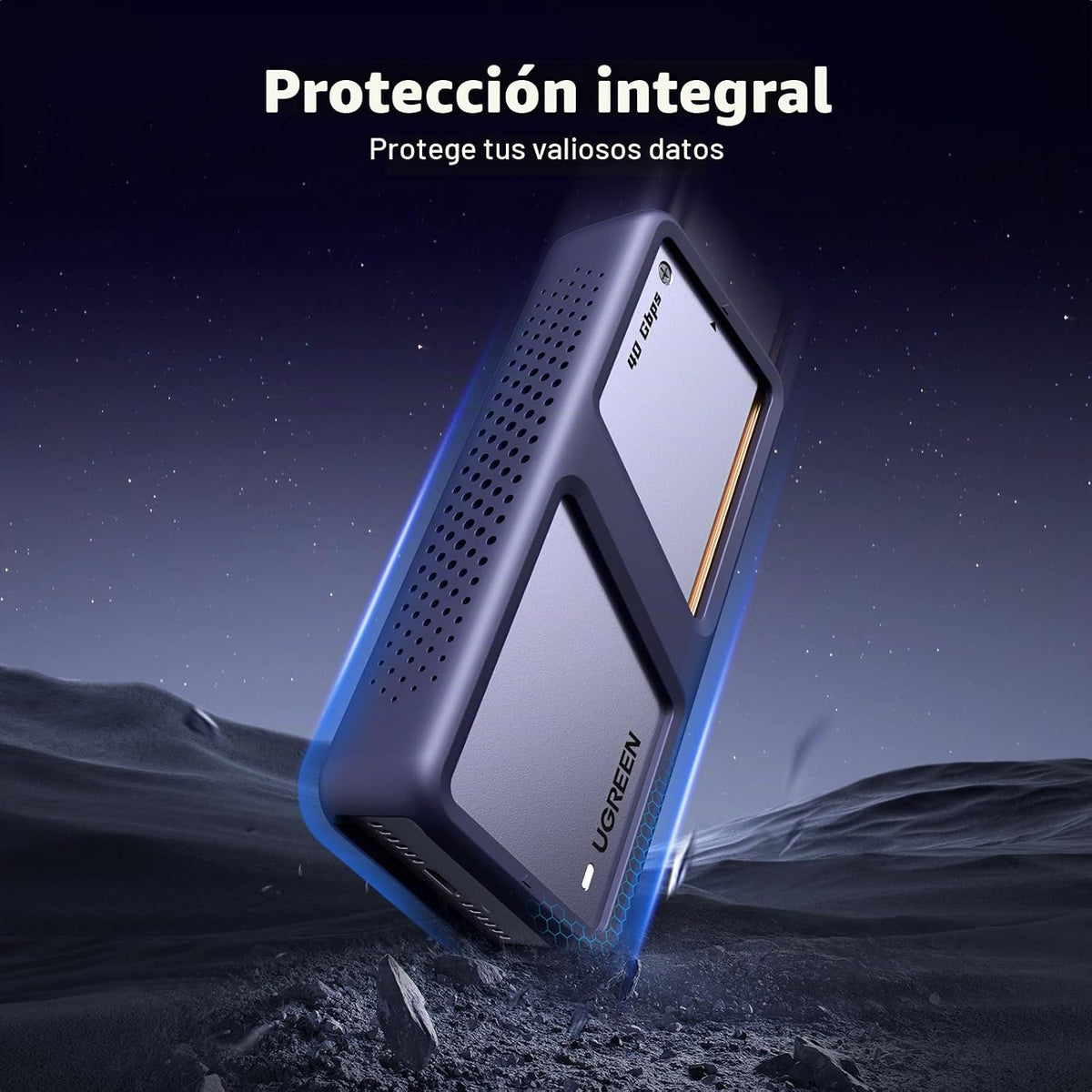 Carcasa-NVMe-M-2-UGREEN-de-40-Gbps-con-Ventilador-de-Refrigeración-7