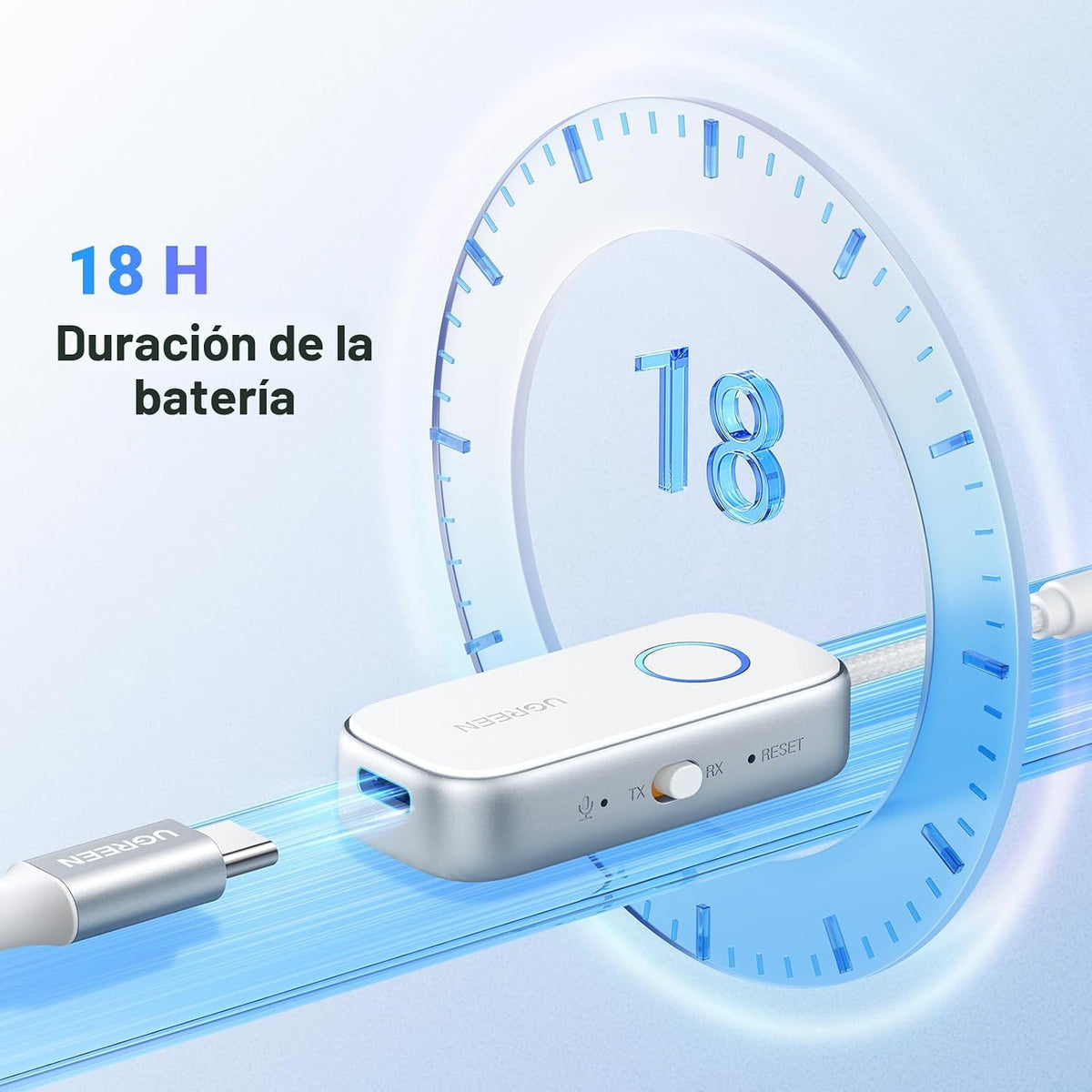Receptor-y-Transmisor-Bluetooth-6-0-UGREEN-2-en-1-para-2-Auriculares-7