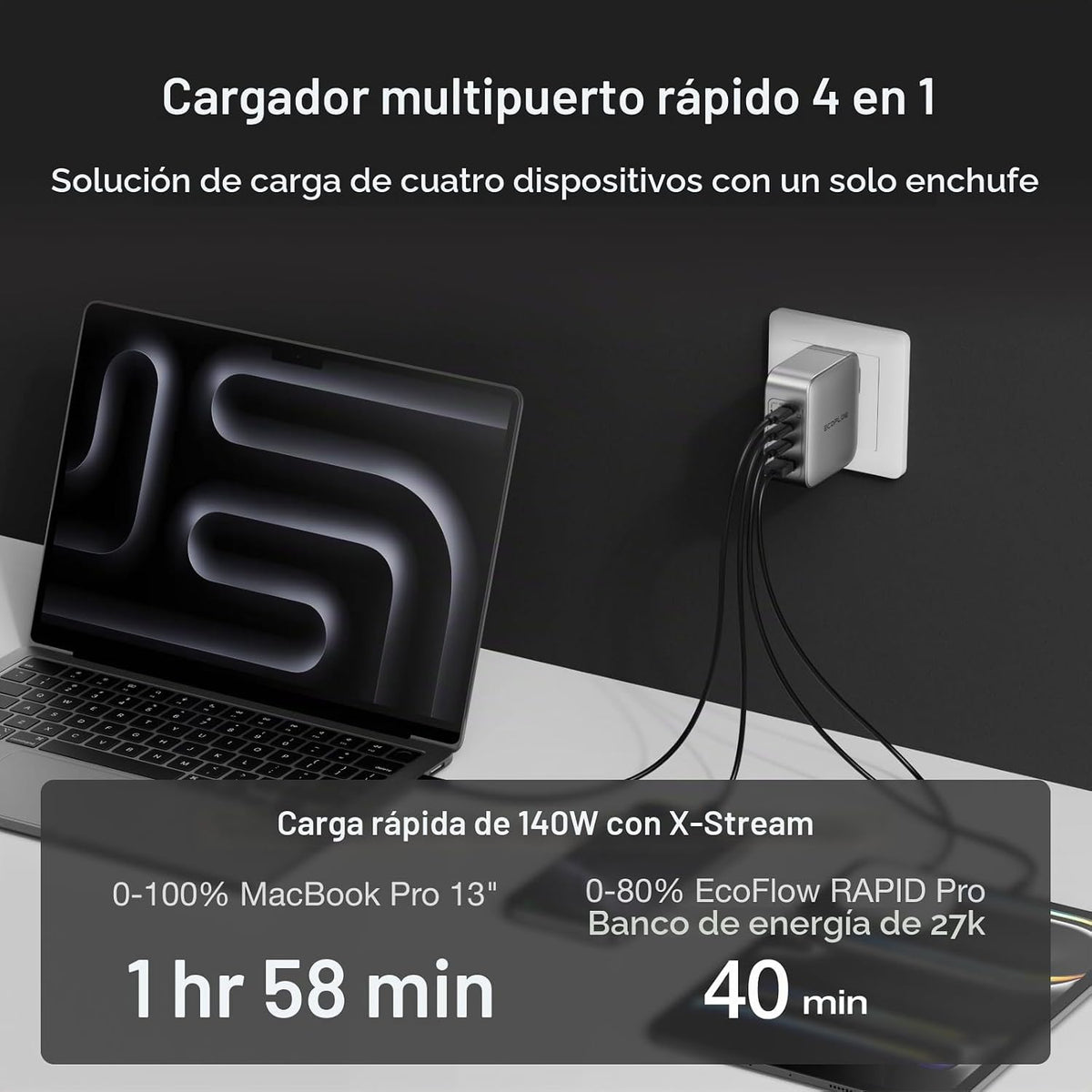 Power-Bank-EcoFlow-RAPID-Pro-27650-mAh-300-W-con-Cargador-4-en-1-5