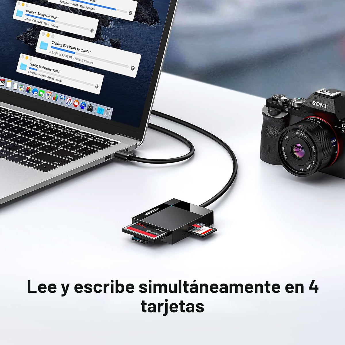 Lector-de-Tarjetas-SD-UGREEN-USB-3-0-con-Hub-de-5-Gbps-Lee-4-Tarjetas-5