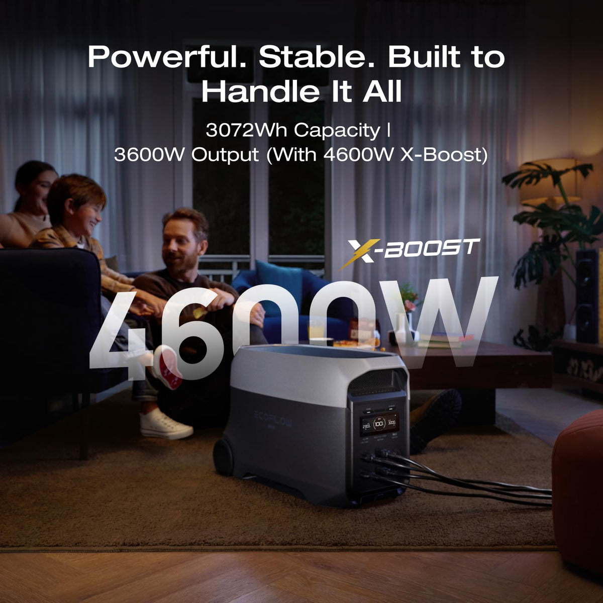 Estación de Energía Portátil EcoFlow DELTA 3 Ultra, 3072 Wh, 3600 W - vista 2
