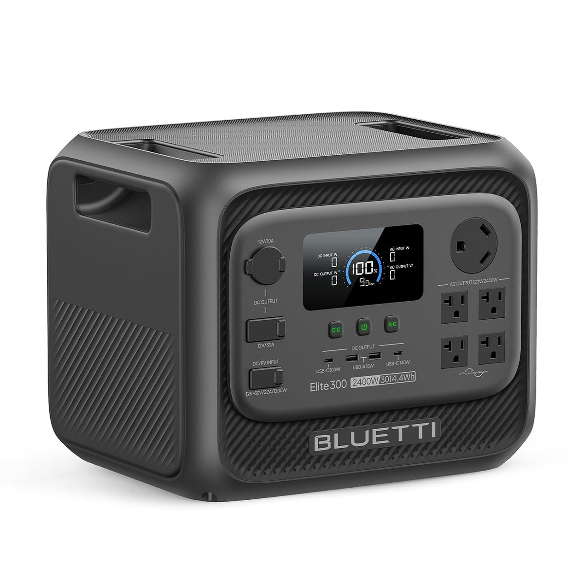 Estación de Energía Portátil BLUETTI Elite 300, 3014.4 Wh, 2400 W