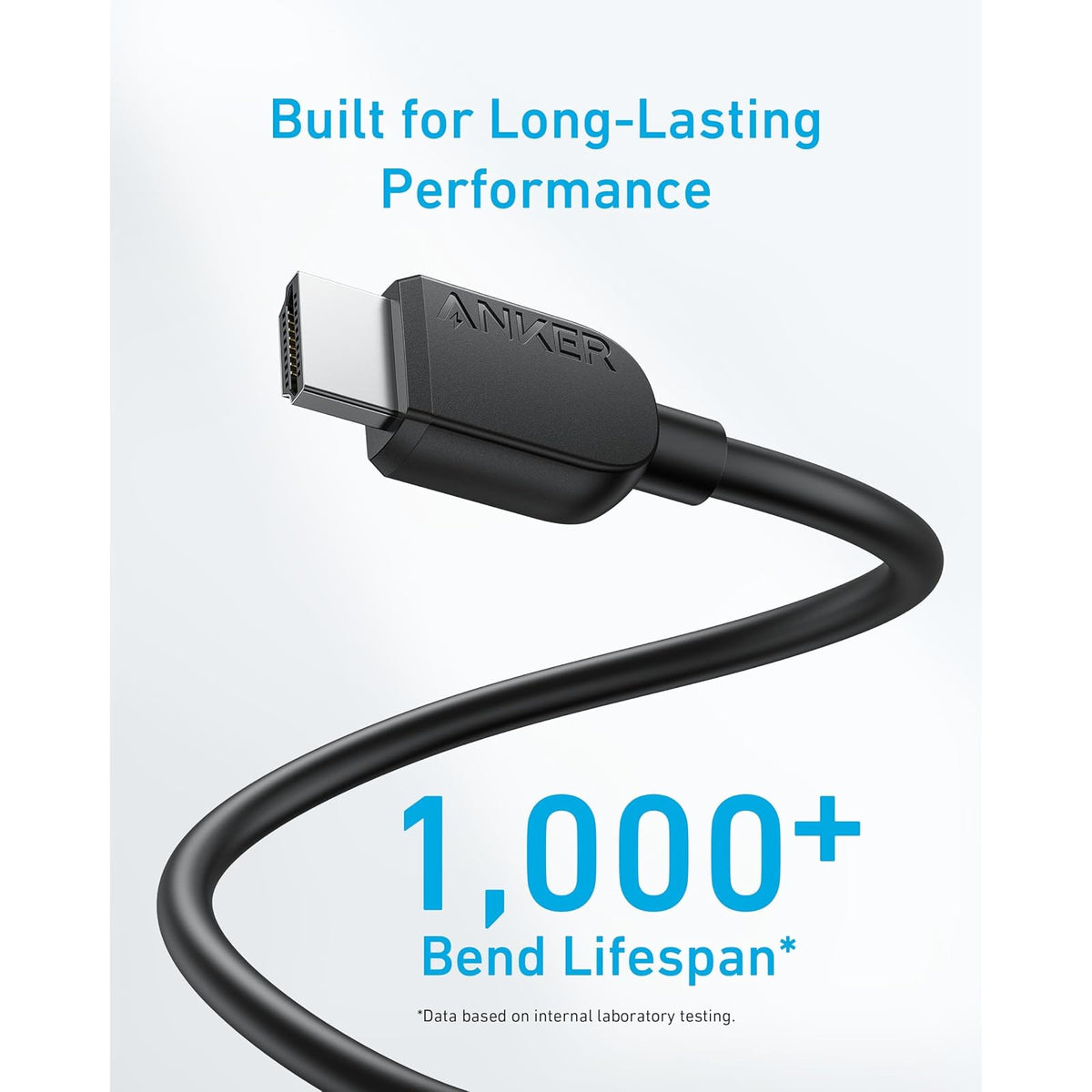 Anker HDMI 2.1 Cable,4K@240Hz HDMI Cord, 48Gbps Certified Ultra High-Speed - vista 4