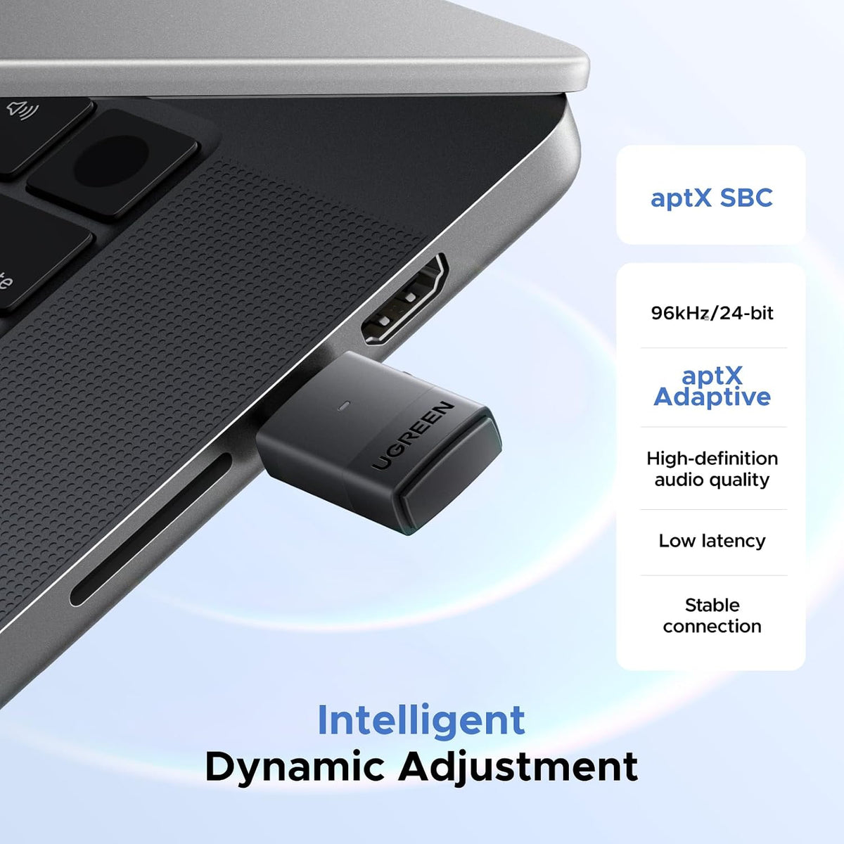 Adaptador-Bluetooth-USB-C-UGREEN-para-PS5-y-PC-con-LE-Audio-y-aptX-Adaptive-6