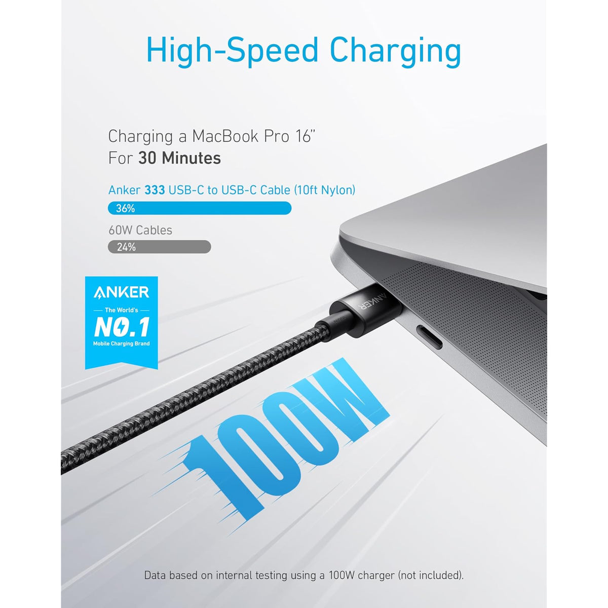 Cable Anker Cargador para iPhone 16, paquete de 2 bloques de cargador USB C rápido de 20 W, cable USB C, cable de carga tipo C, carga rápida - vista 6
