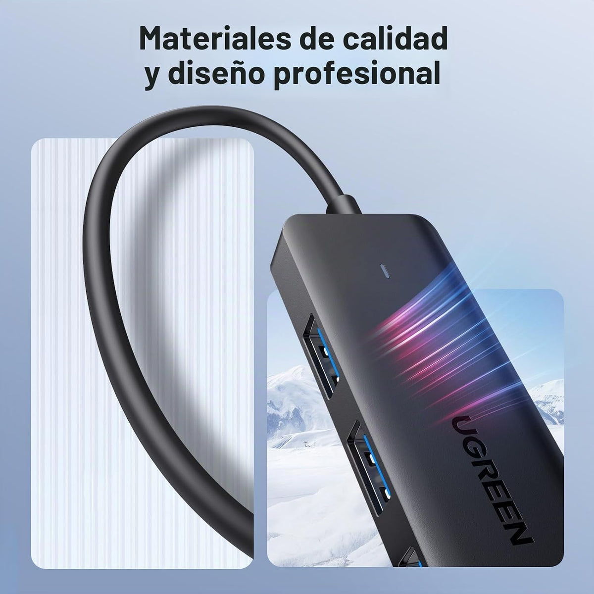 Hub-USB-3-0-UGREEN-de-4-Puertos-USB-A-Ultradelgado-6