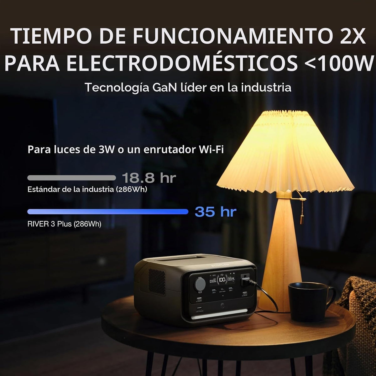 Estación-de-Energía-Portátil-EcoFlow-RIVER-3-Plus-286-Wh-600-W-con-Batería-Extra-EB300-6