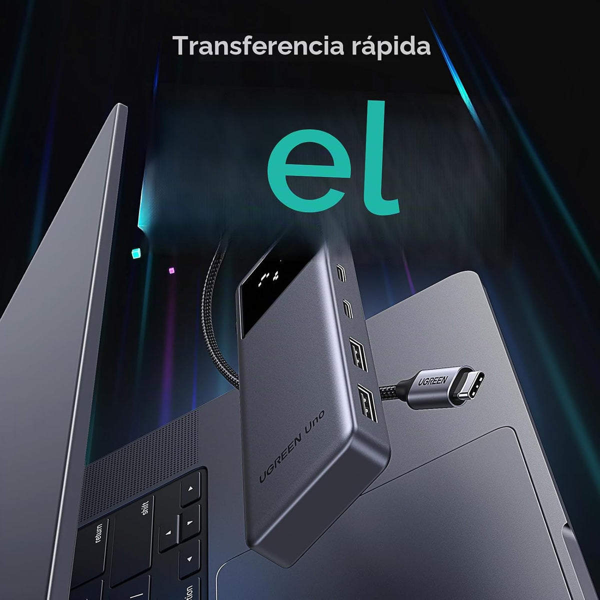 Hub-USB-C-UGREEN-Uno-6-en-1-de-10-Gbps-con-HDMI-4K-60Hz-4