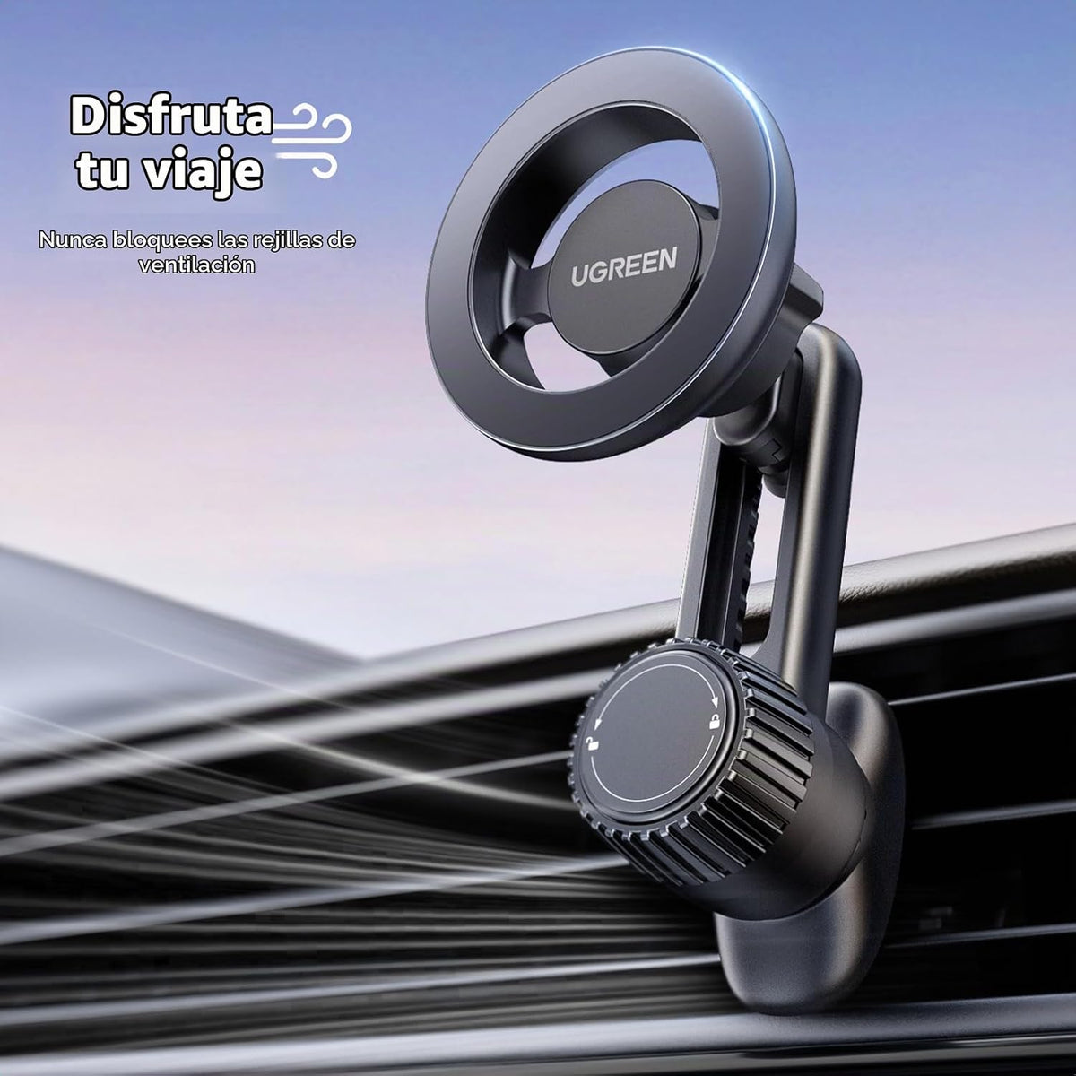Soporte-de-Auto-UGREEN-MagSafe-para-Rejilla-de-Ventilación-3