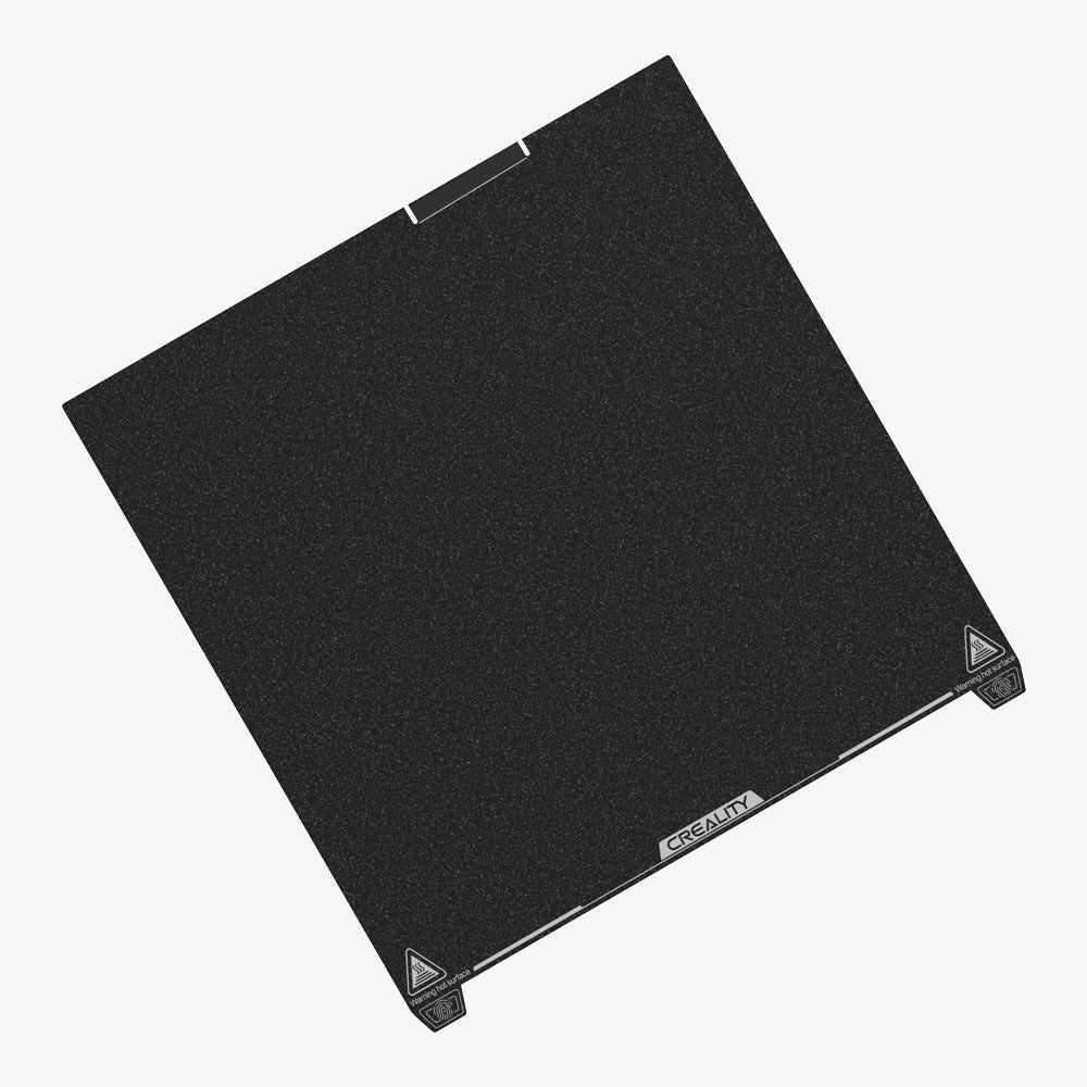 Placa de impresión Creality K2 Plus PEI Frosted: recubrimiento PEI premium con altísima adherencia, excelente resistenci