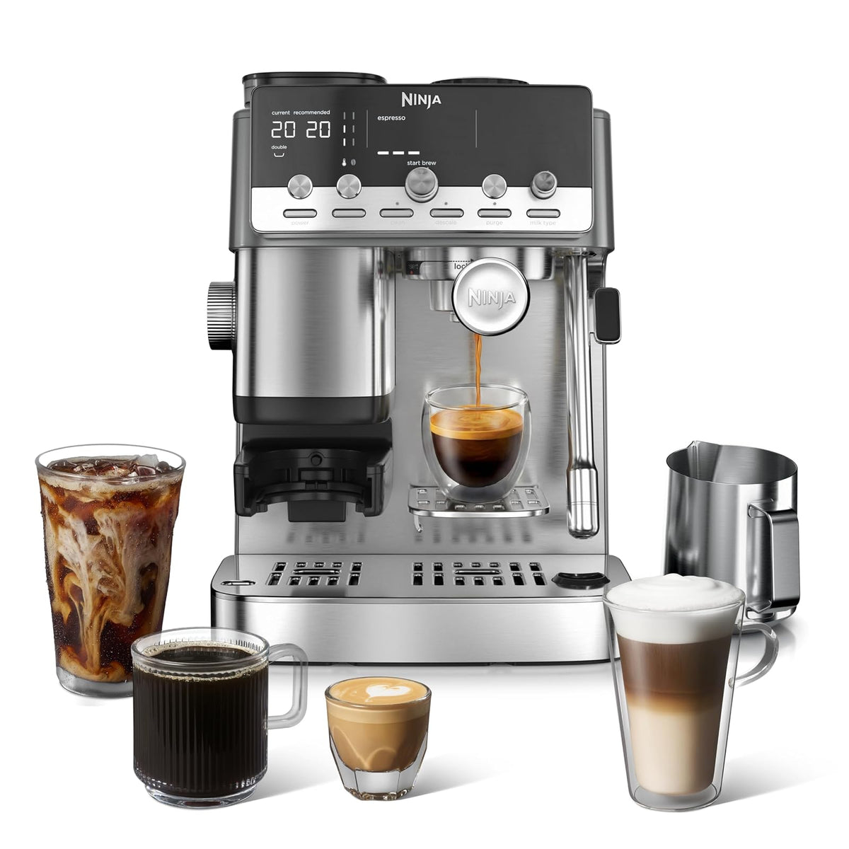 Cafetera Ninja Luxe Café Mini Plus 2 en 1 con AutoFroth ES351