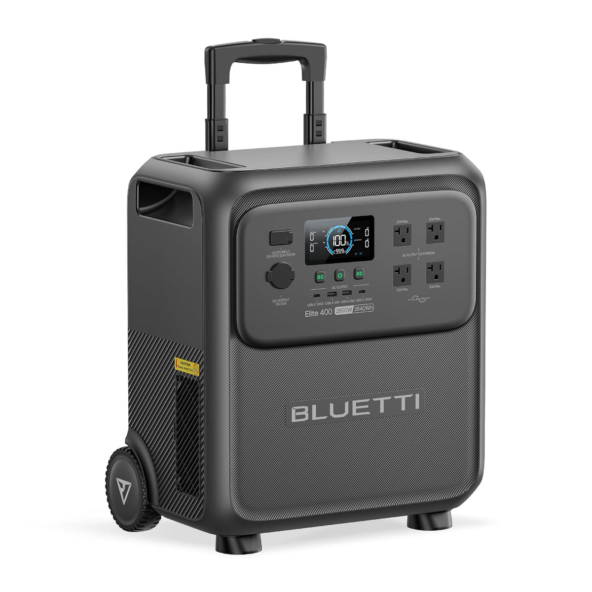 Estación de Energía Portátil BLUETTI Elite 400, 3840 Wh, 2600 W