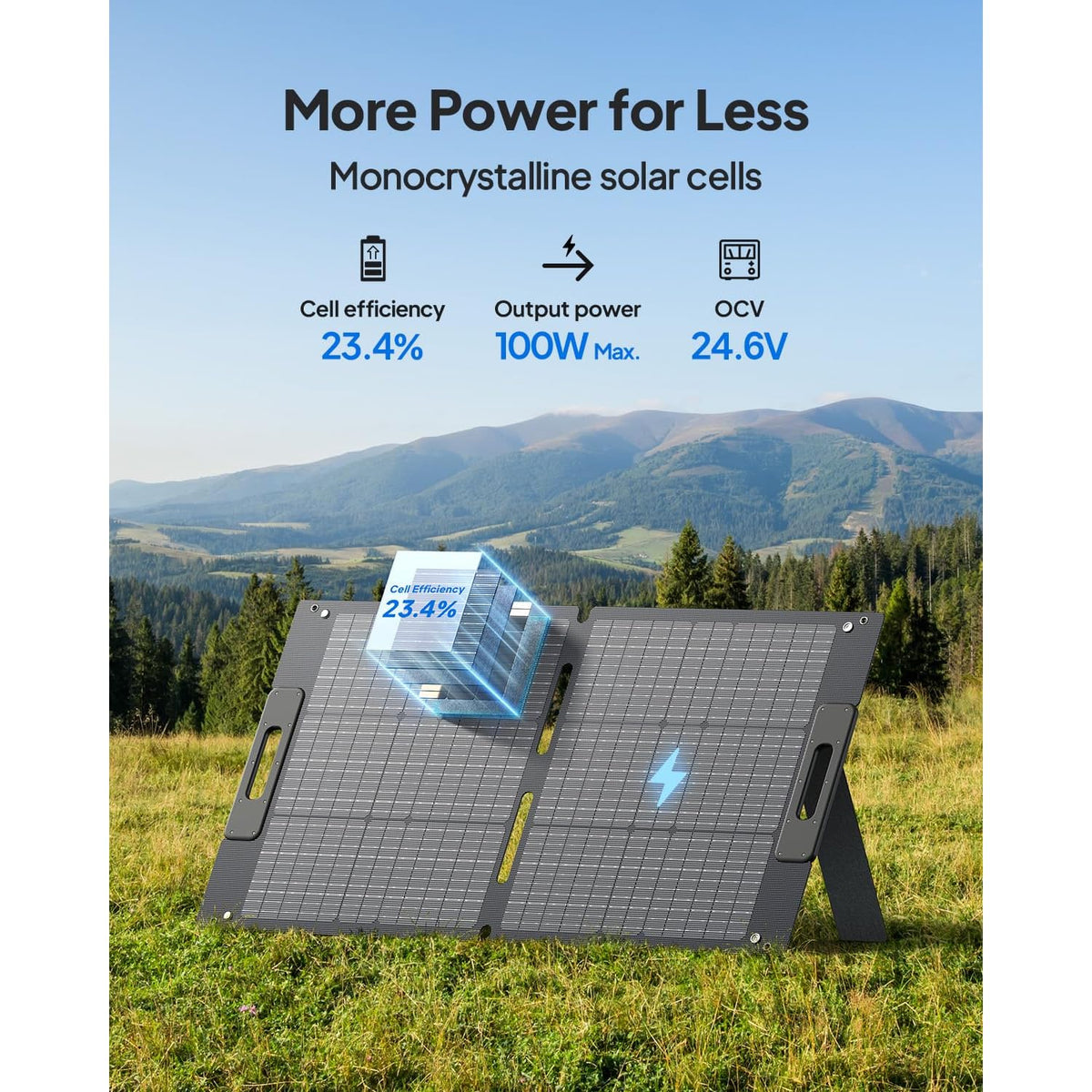 Estación de Energía Portátil BLUETTI Elite 200 V2, 2073.6 Wh, 2600 W + 2 x Panel Solar 100 W