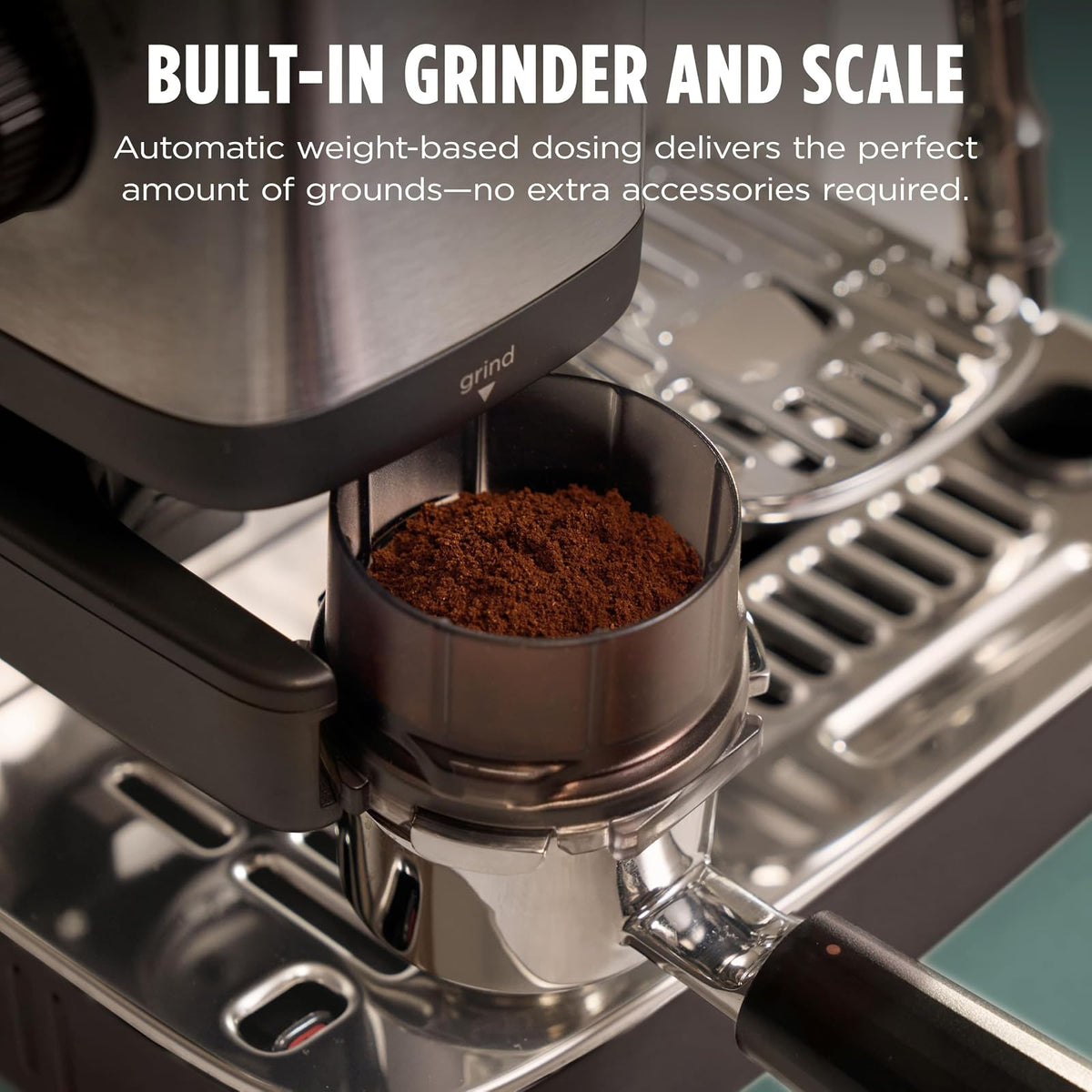 Cafetera Ninja Luxe Café Mini 2 en 1 Espresso y Goteo ES301 - Plateado - vista 7