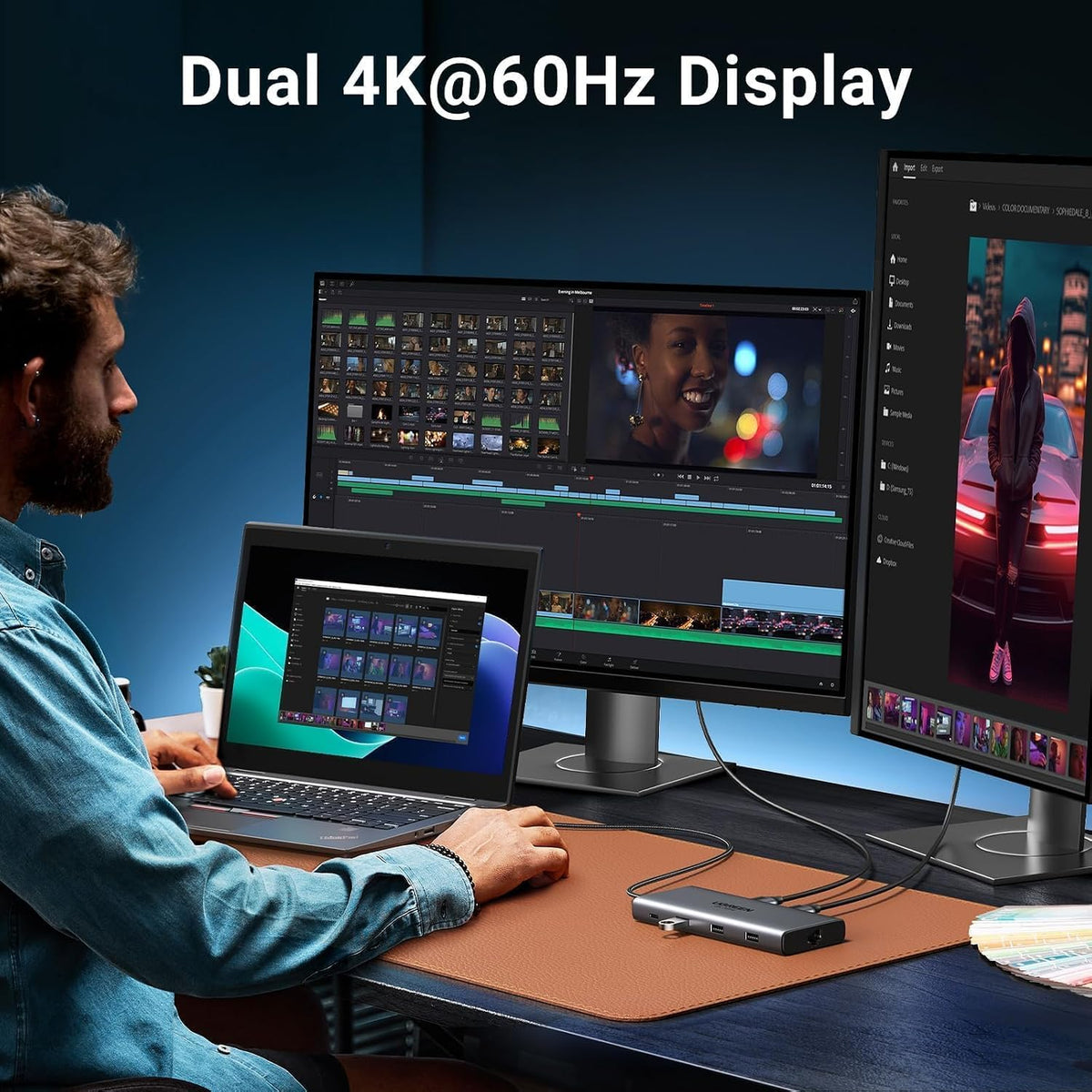 Estación-de-Acoplamiento-USB-C-UGREEN-para-Doble-Monitor-con-Base-3