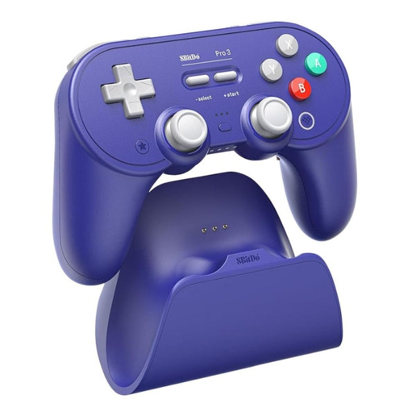 8Bitdo - 8BITDO - PRO - 3 - BT - Controller - 8BITDO80GQ - SKU - 991265 - UPC - 6922621507192 - Wireless - Bluetooth - Multi-Platform - Rechargeable