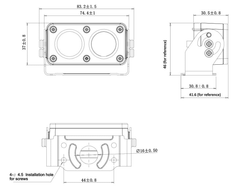 Cámara de Seguridad Hikvision - Cámara Móvil TURBO 1080P - Lente 2.1 mm - Conector Tipo Aviación - Exterior IP68 - AE-VC