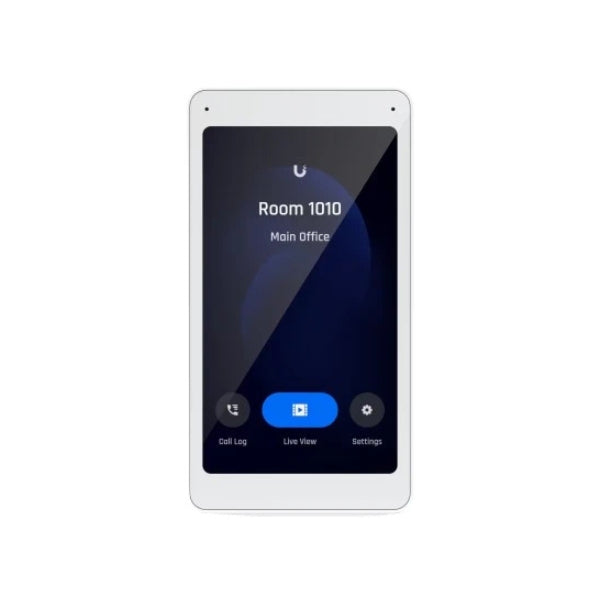 Acceso-a-Puertas-Ubiquiti-Access-Intercom-Viewer,-Pantalla-que-funciona-con-Intercom-y-G2-Reader-Pro-para-control-remoto-y-evaluación-de-visitantes