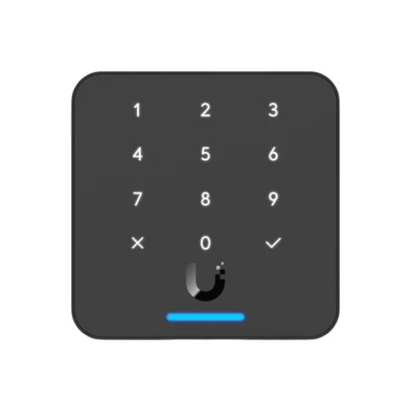 Acceso-a-Puertas-Ubiquiti-Reader-Flex-Negro,-Lector-NFC-de-tercera-generación-con-teclado-y-soporte-para-Apple-Touch-Pass