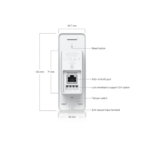 Acceso-a-Puertas-Ubiquiti-UniFi-Access-Ultra-Reader
