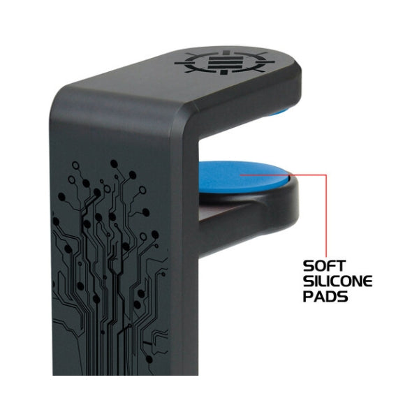 Accesorio-ENHANCE-PC-Gaming-Headphone-Holder-Desk-Headphone-Hanger-Esports-Headset-Stand-Negro-ENUNHPM100BKEW