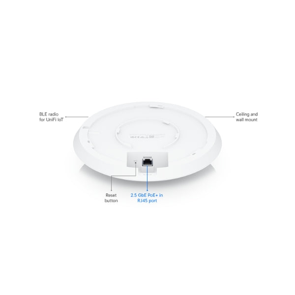 Access-Point-Ubiquiti-UniFi-U6-Enterprise-WiFi-6E-Tri-Band-2,5GbE-PoE+Cobertura-140 m²