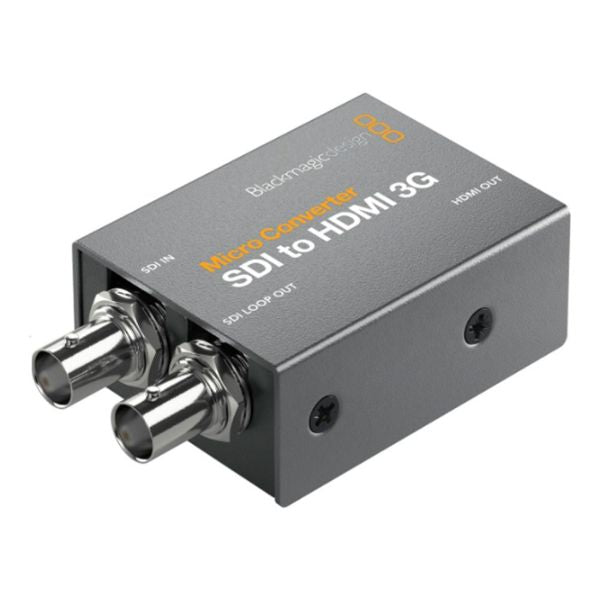 Adaptador Blackmagic Design Microconvertidor SDI a HDMI 3G con Fuente – COCMICSH03GWPSU