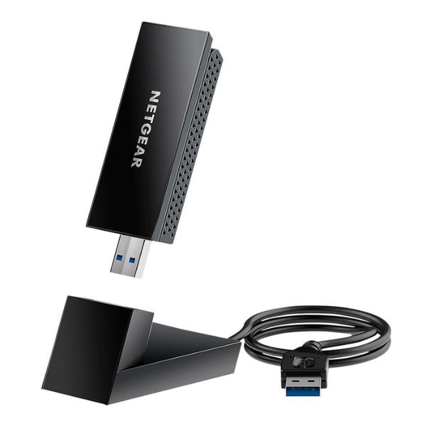 Adaptador USB NETGEAR Wireless AXE3000 WiFi 6E Tri-Band USB 3.0 – A8000-100PAS