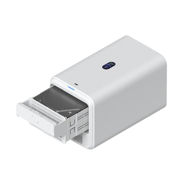 Alojamiento-Avanzado-Ubiquiti-UNAS-2-NAS-de-Escritorio-2-Bahías-White