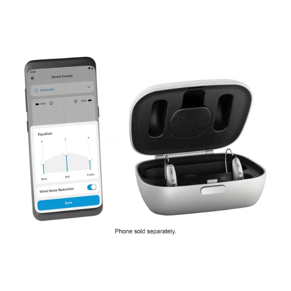 Aparato-auditivo-Sennheiser-All-Day-Clear-OTC-autoajustable-para-pérdida-auditiva-leve-a-moderada-con-uso-todo-el-día-y-Bluetooth-Gris