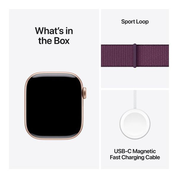 Apple-Watch-Series-10-GPS-46mm-Caj-deAluminio-Oro-Rosado-Correa-Plum-SportLoop-_4