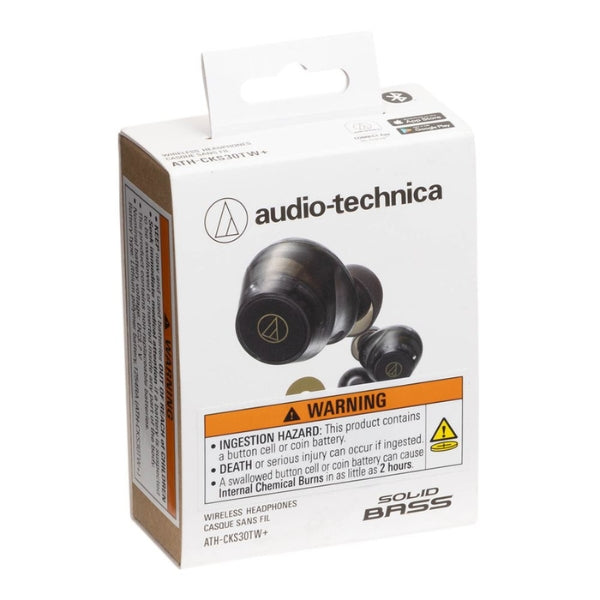 Audífono-Audio-Technica-ATH-CKS30TW-True-Wireless-Bluetooth-Earbuds-Negro-ATH-CKS30TW-TBK