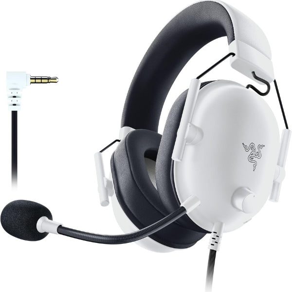 Audífono - Gaming - Razer - BlackShark - V2 - X - 3.5mm - Multiplataforma - 7.1 - Surround - Microfono - HyperClear - Blanco - RZ04-03240700-R3U1-