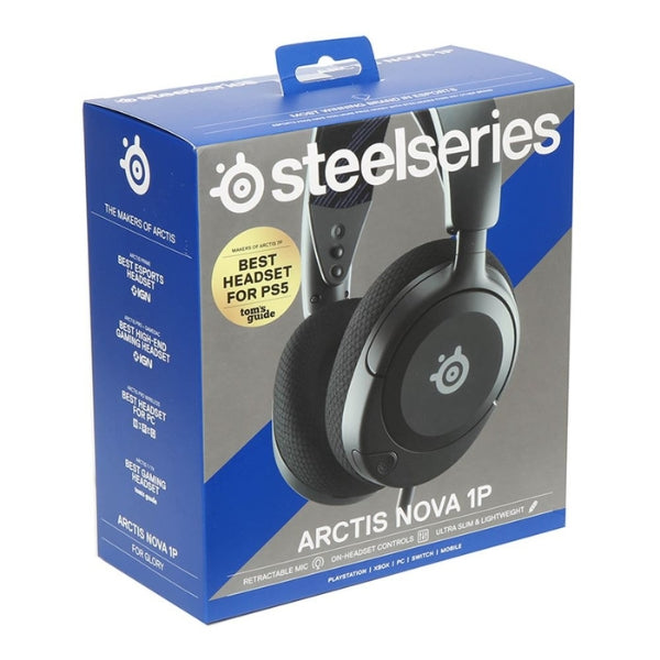 Audífono - Gaming - SteelSeries - Arctis - Nova - 1P - Multi - System - Cableado - 3.5mm - Hi - Fi - 360 - Spatial - Audio - Noise - Cancelling - Mic - 61611
