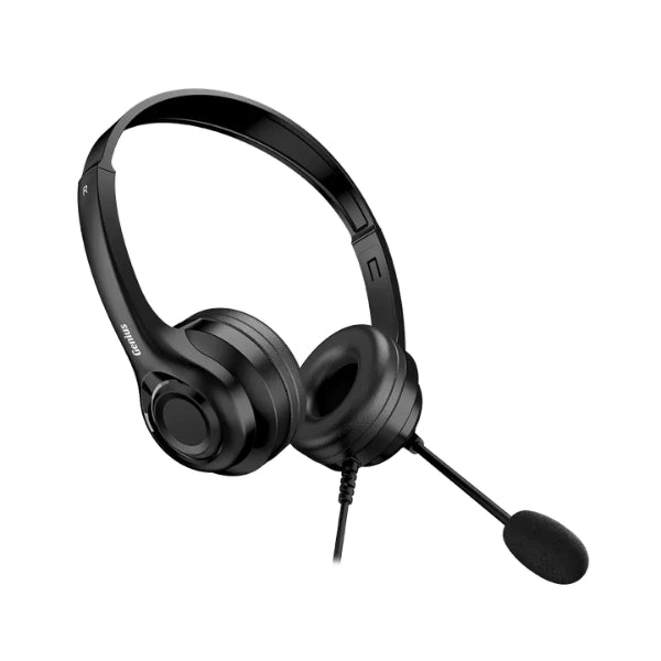 Audífono - Genius - HS-220U - USB-C - Diadema Ajustable - Micrófono Omnidireccional - 40mm - Negro - 31710032401